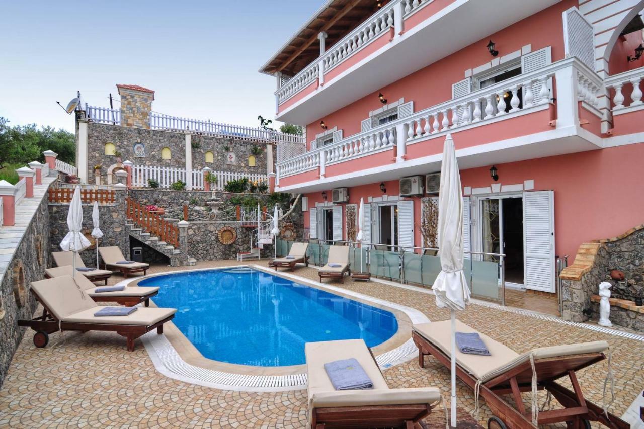 Angela Pool Apartments Agios Georgios Pagon Exteriör bild